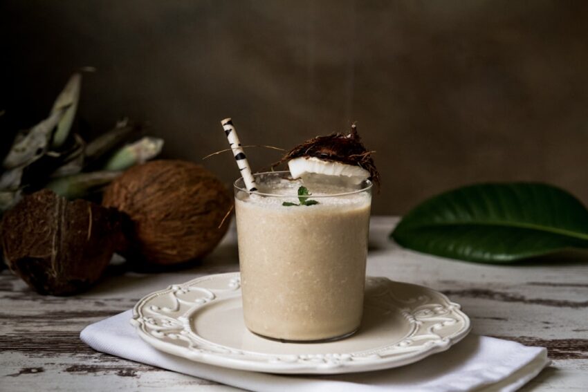 Photo Peanut butter smoothie